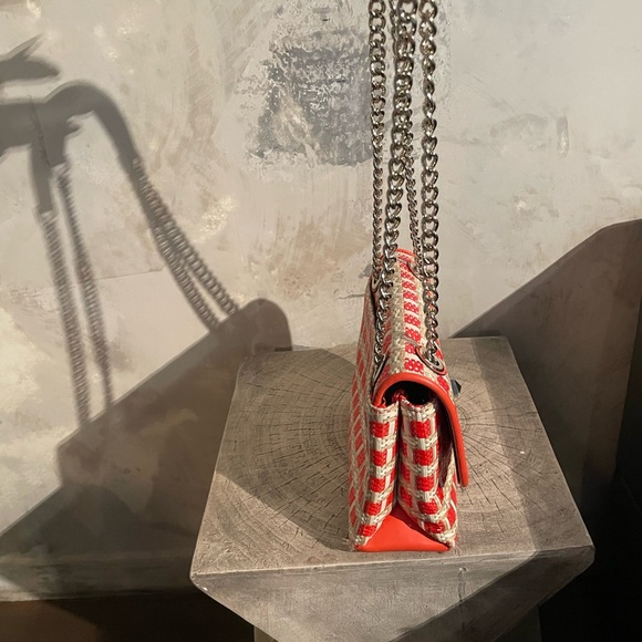 Kate Spade Red and Cream Checkered Shoulder Bag - Picture 7 of 10